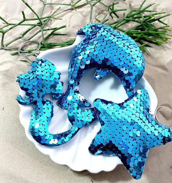 Trio de Chaveiros Mar em Mim